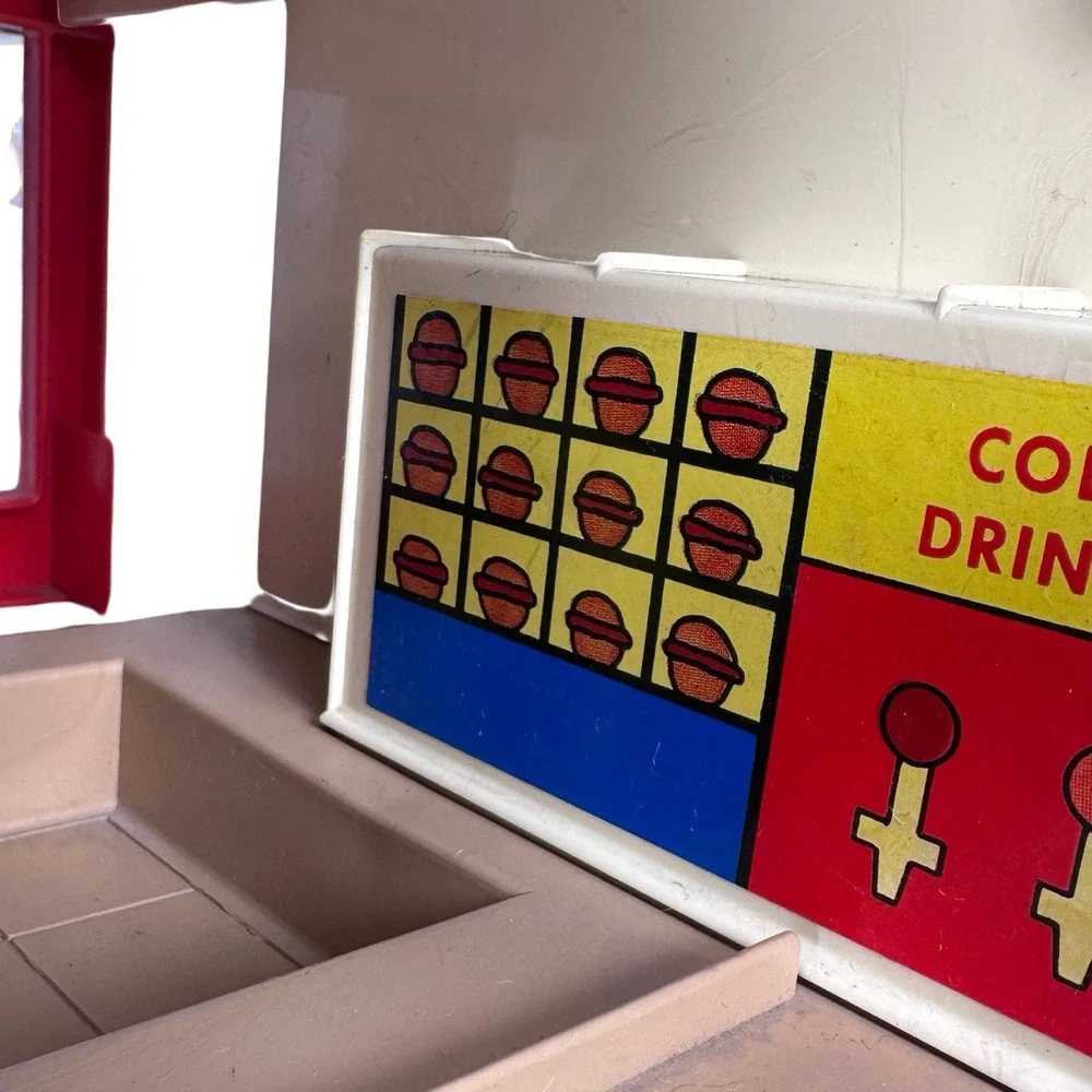 Vintage Playskool McDonalds‎ Restaurant Playset No 430 Red Brown 1970s Toy